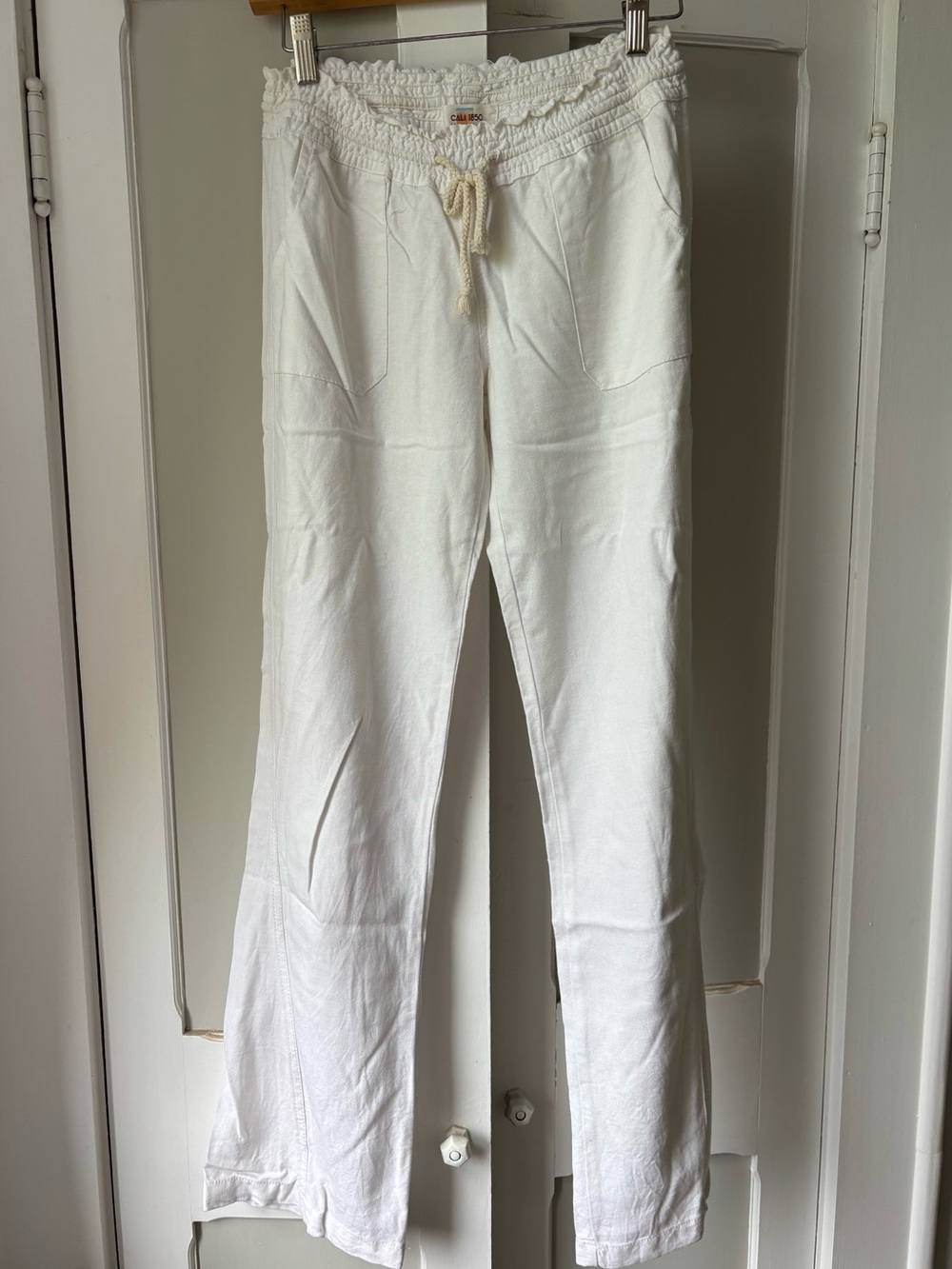 Cali 1850 XS Women’s Linen Wide Leg Pants